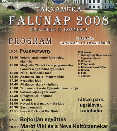 Tarnaméra Falunap 2008.