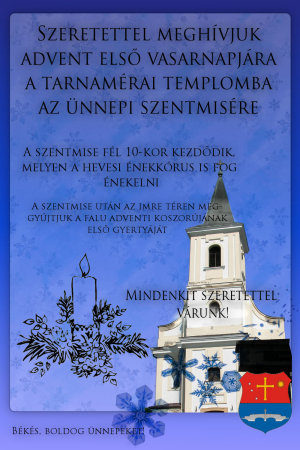 Meghívó Ünnepi Szentmisére