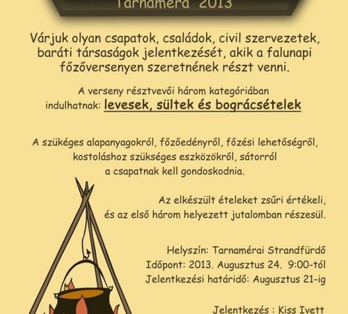 Falunapi játékok és főzőverseny