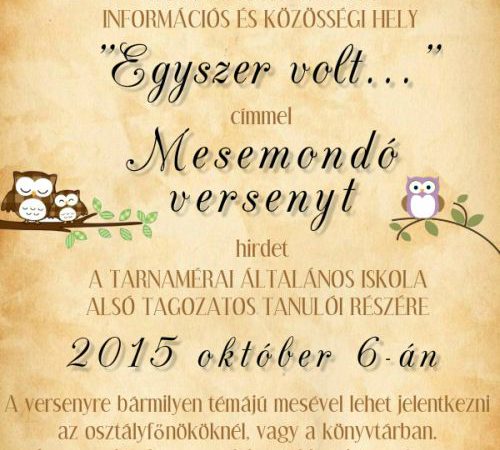 Mesemondó verseny